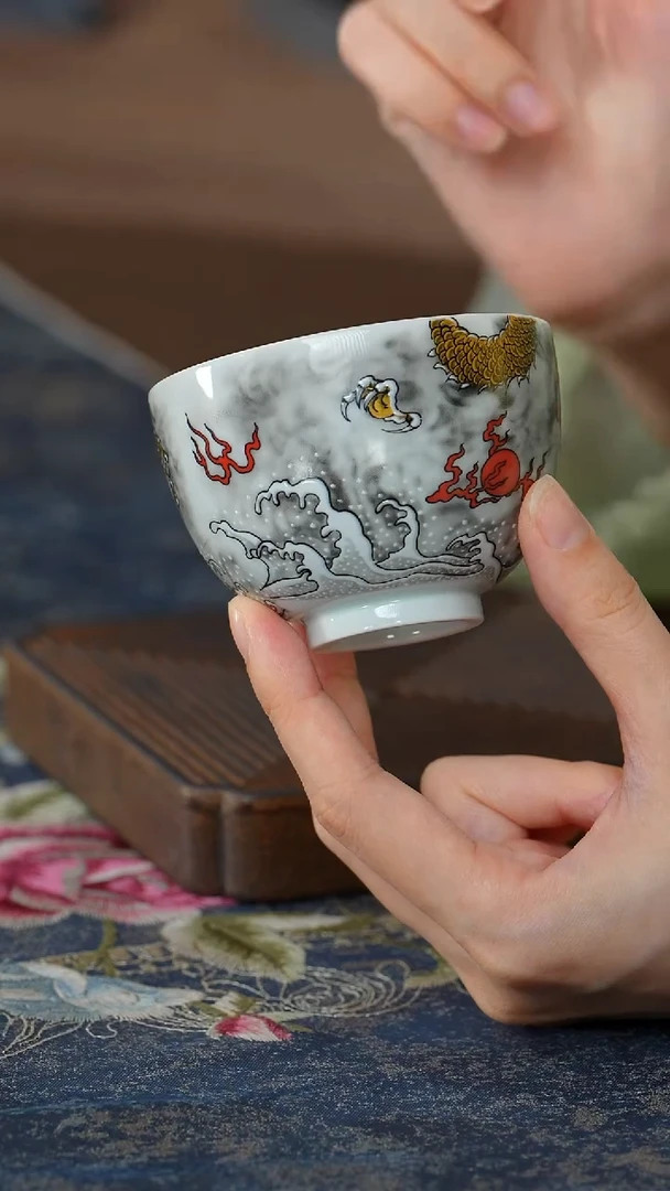 【黄金龙禅定杯】【12西泠礼盒】