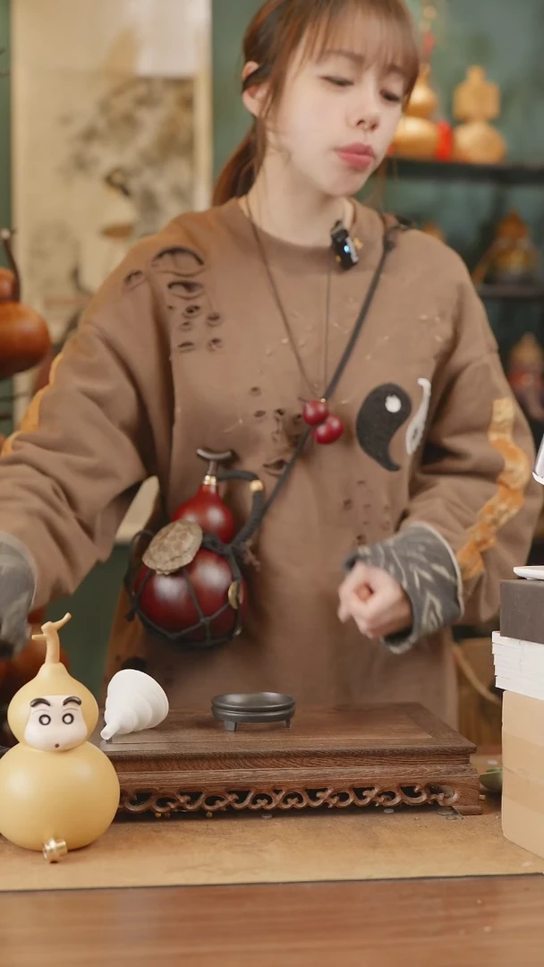 【闪购商品】23号精品天然大漆工艺防渗内胆酒葫芦~