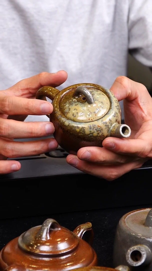 茶壶紫砂宜兴紫砂柴烧