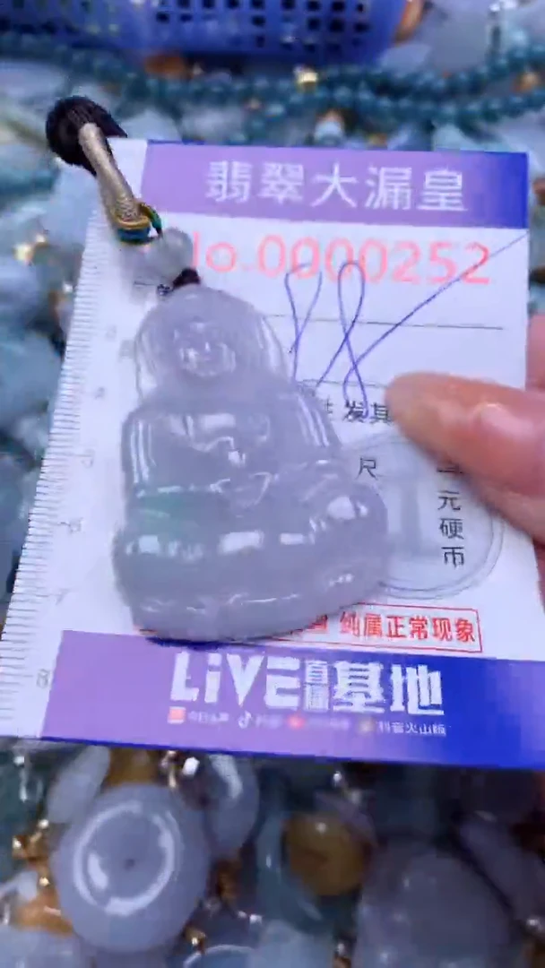 翡翠未镶嵌吊坠(不含链)0252