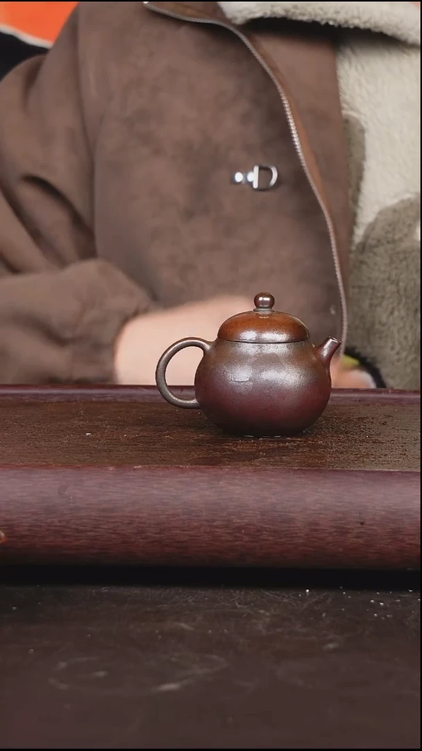 茶壶紫砂柴烧 壶