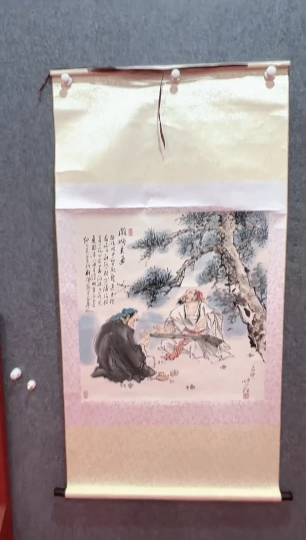 【闪购商品】绘画陈发源-4平尺-国画-红