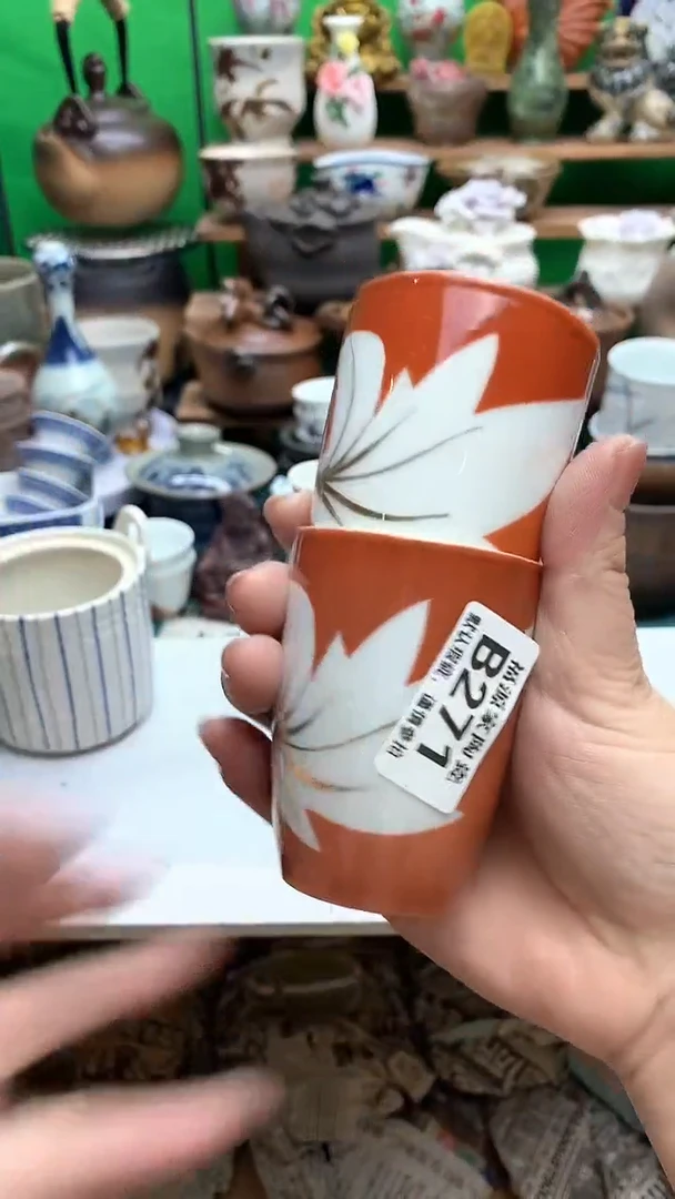 【闪购商品】盖碗海外回流瓷器