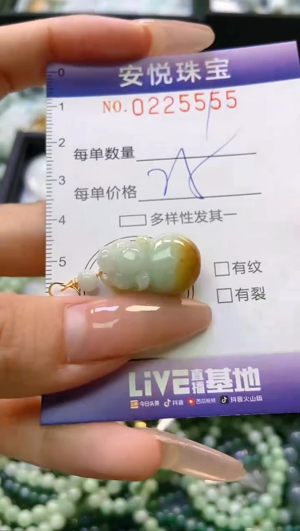翡翠未镶嵌颈饰闪购0225555