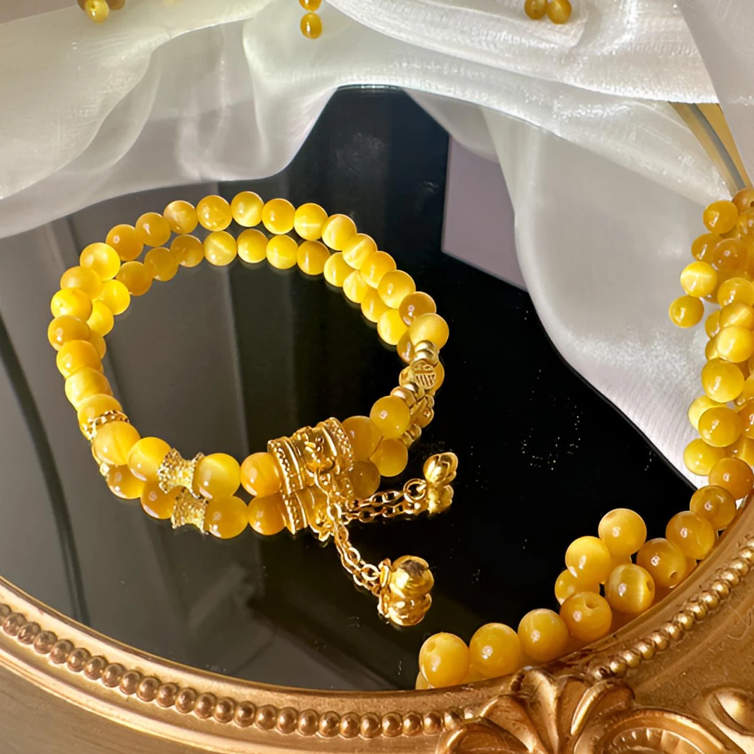 【财满九州】6m金虎眼手串新中式气质小众手链精致设计多样性发出