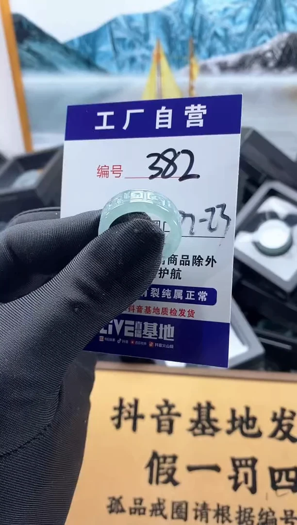 未镶嵌戒圈翡翠382