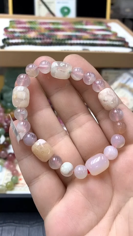 玛瑙/玉髓手链未镶嵌手链54