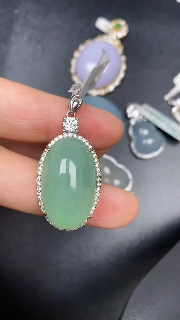 银S925镶嵌戒指翡翠1680