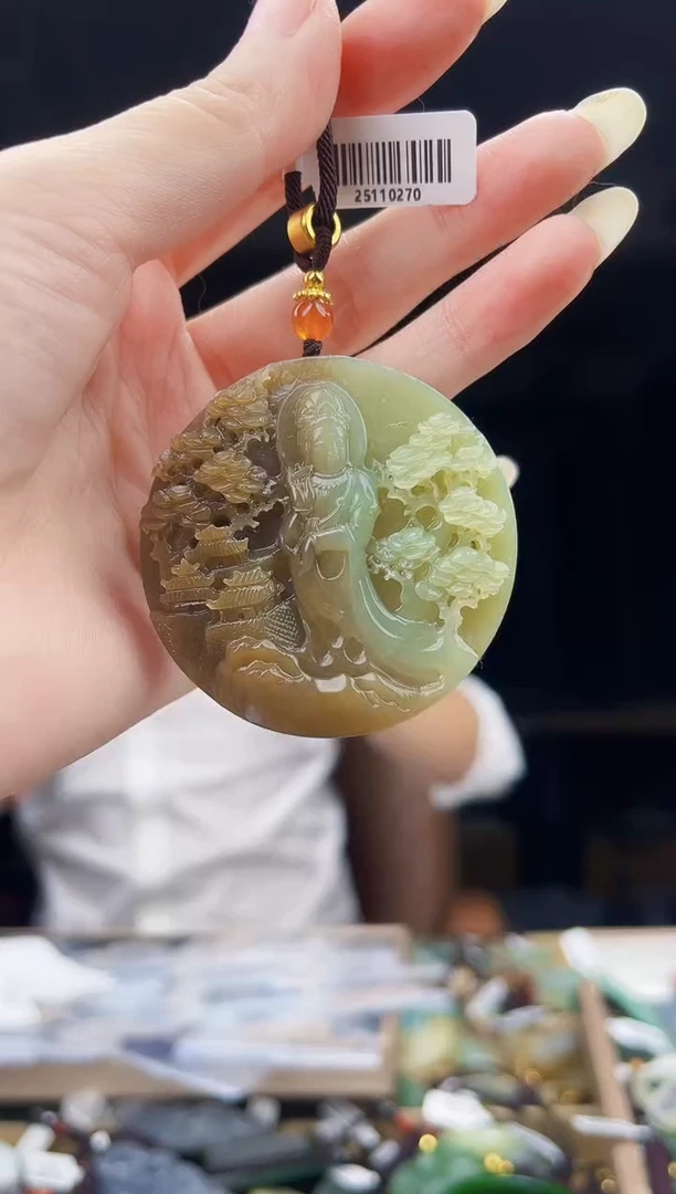 颈饰未镶嵌和田玉1