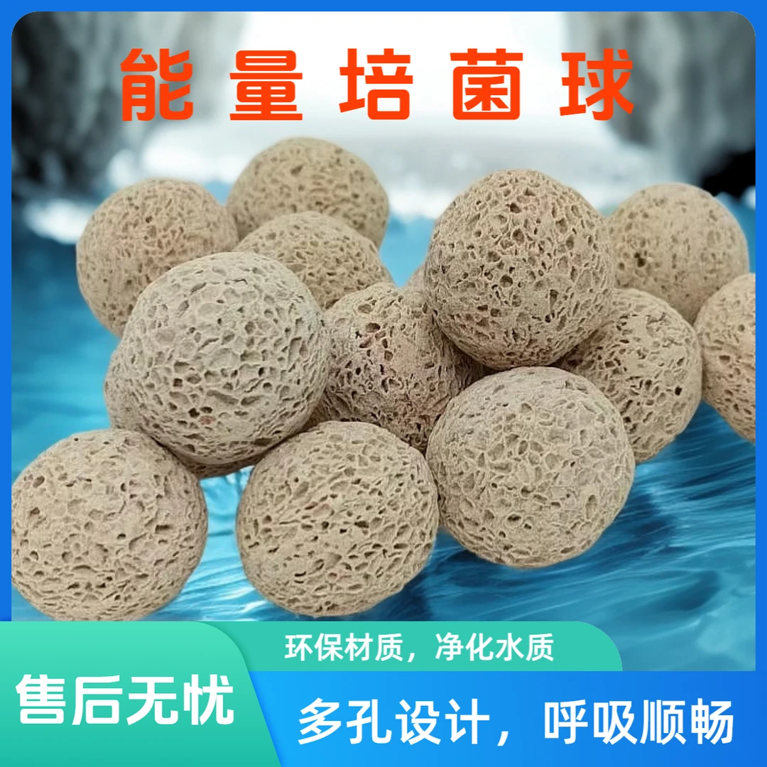 能量培菌球过滤仓滤材球形周转箱高效细菌培菌球形滤材净水球