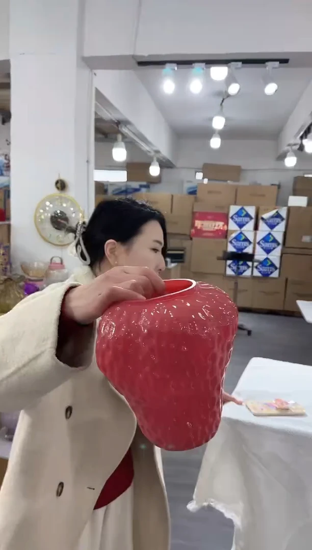 【闪购商品】琉璃瑞鸿花器早I-21