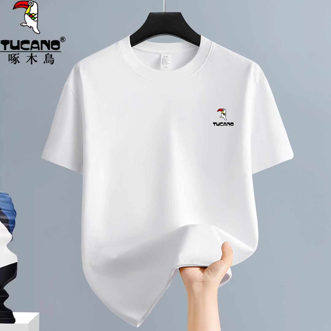 TUCANO/啄木鳥T恤短袖t恤圆领夏季免烫男装速干上衣圆领宽松纯棉
