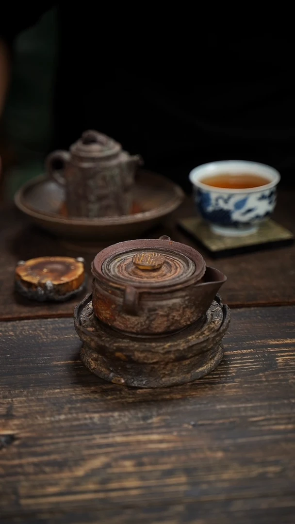 全手工制作 重工 南蛮 紫砂 青铜 古钱币 宝瓶120cc