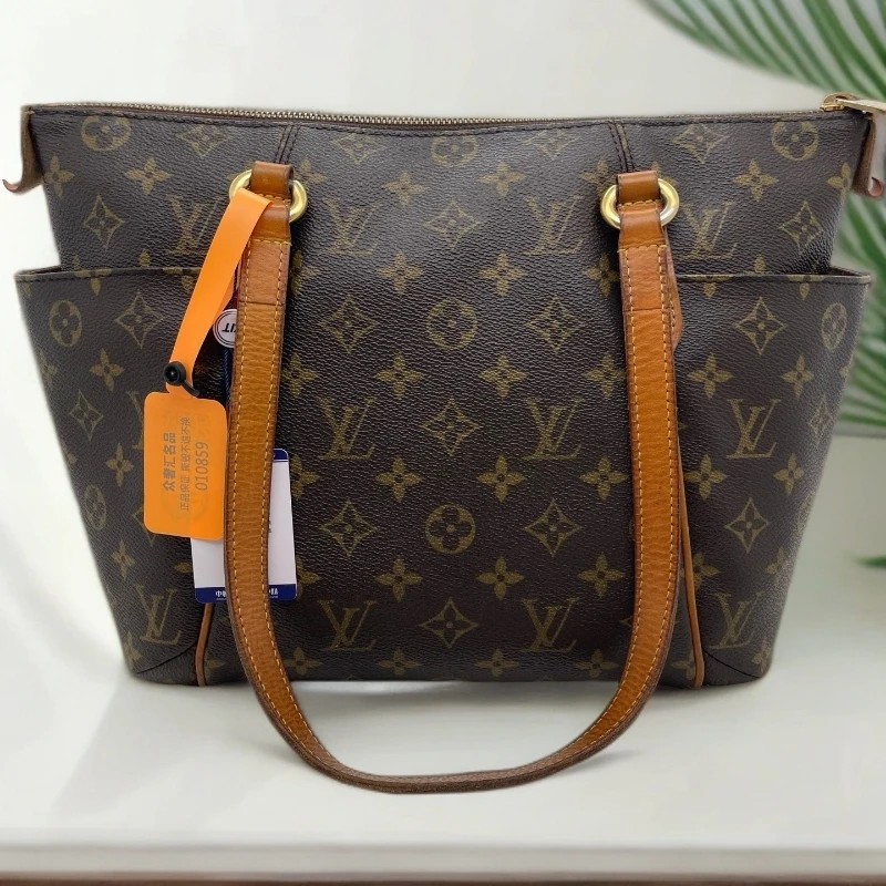 95新 LouisVuitton/路易威登 老花奶瓶托特（010859）中号托特包