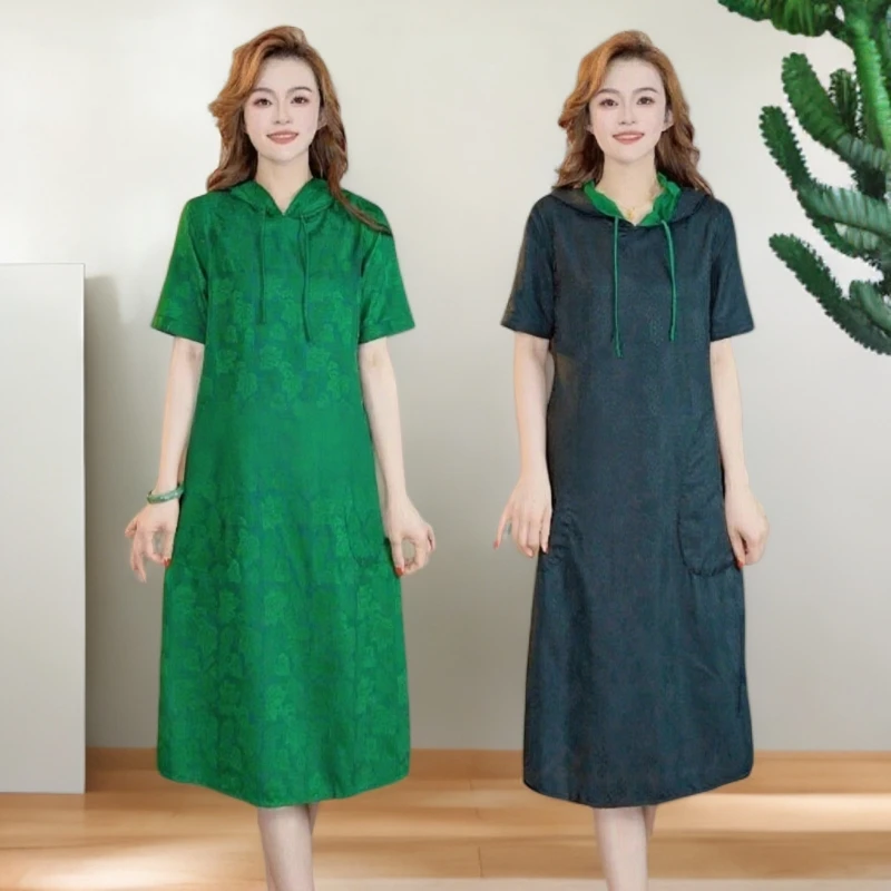 7686-33新款舒适休闲双面穿连衣裙