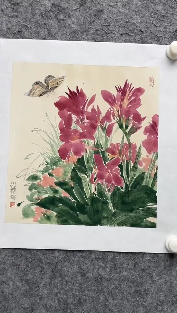 国画邹训精-1平尺-国画作品