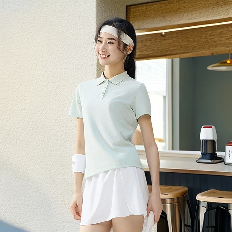 【训练POLO衫】安踏夏季新款吸汗速干舒适正肩商务休闲运动翻领T恤