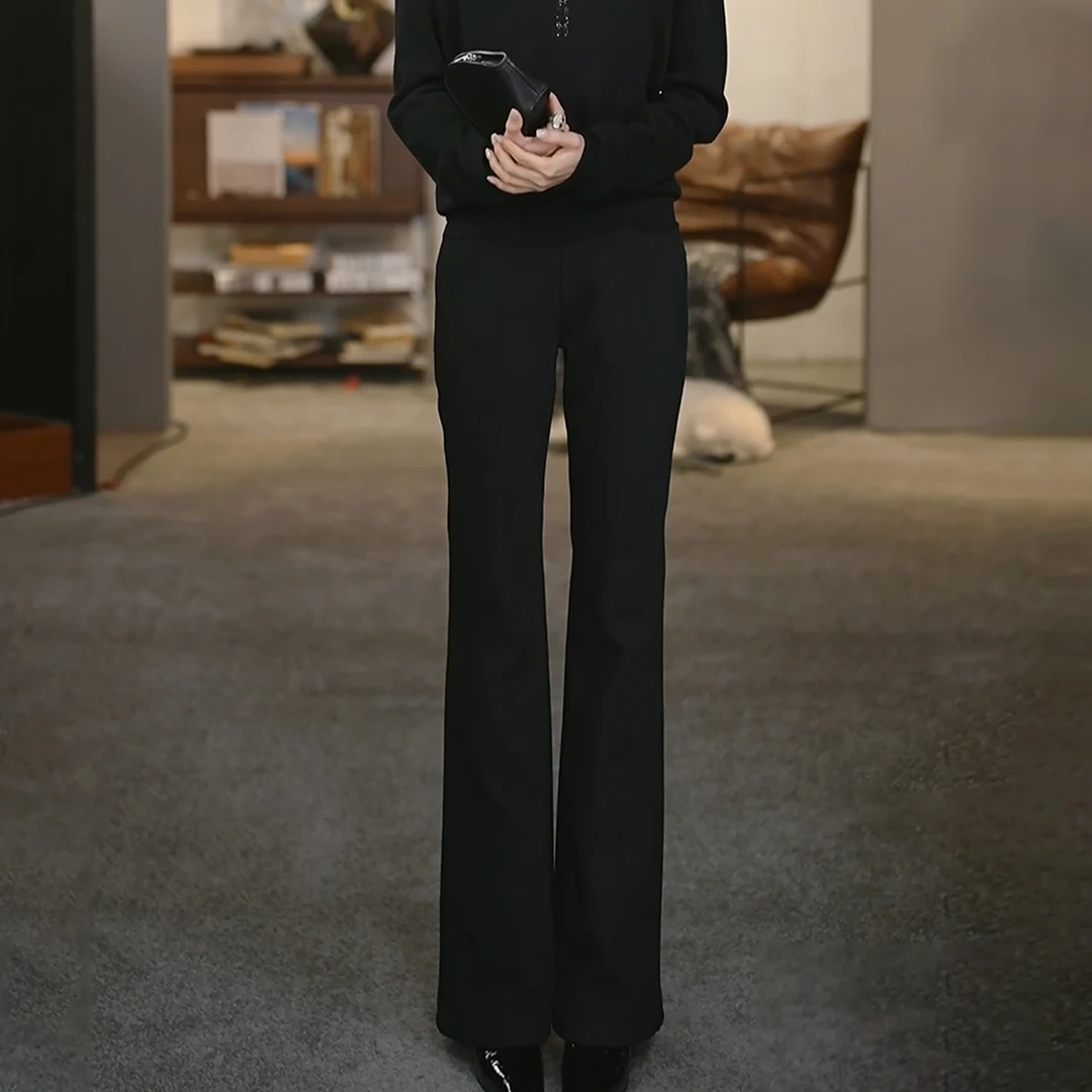 溶溶【无痕塑形鹅绒裤】RONGRONG90白鹅绒高腰提臀收腹羽绒裤RR2511