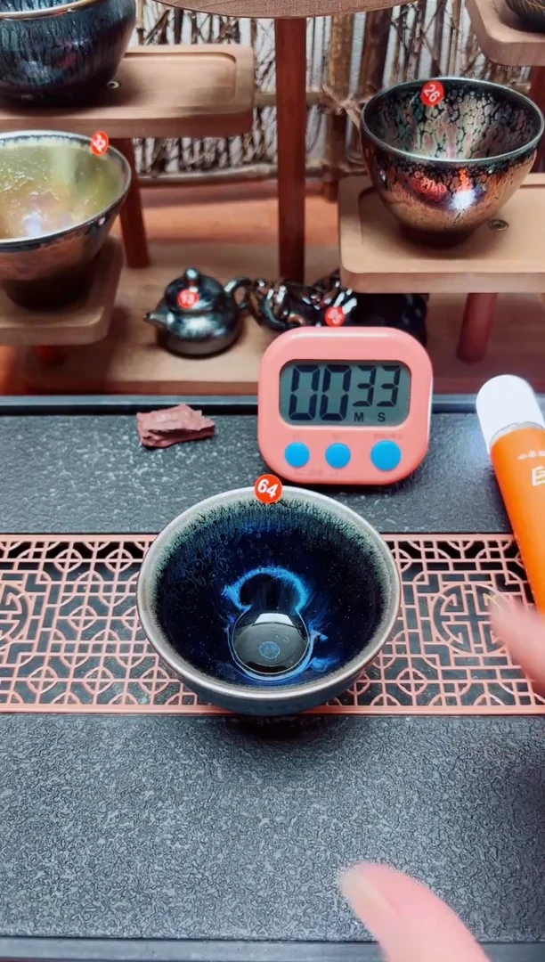 茶盏小****店64号建盏工匠茶器