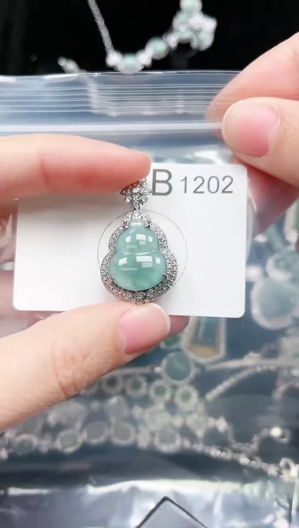 【闪购商品】翡翠颈饰未镶嵌1202赠皮绳