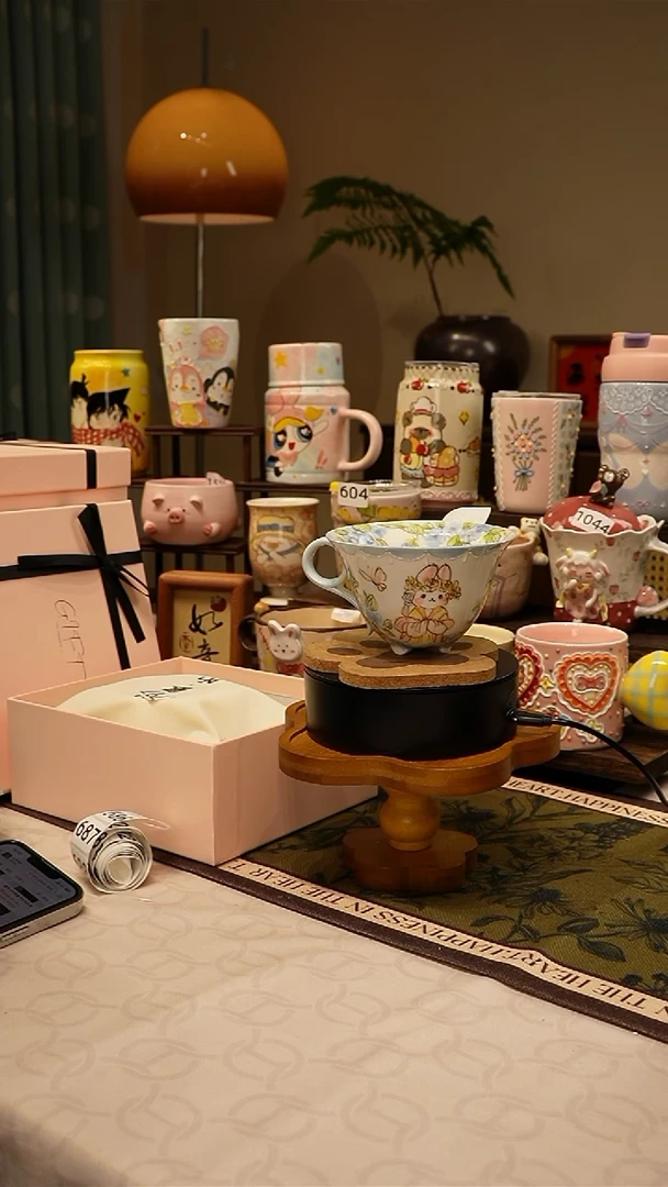 瓷【不带盒子】高温釉下彩