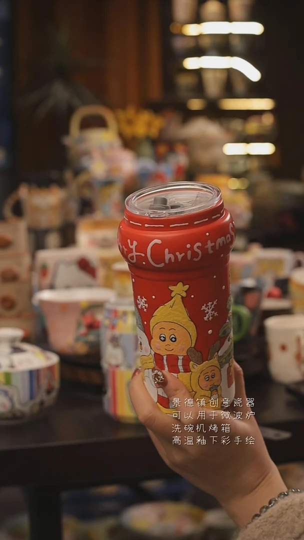 景德镇釉下彩绘设计师款式陶瓷