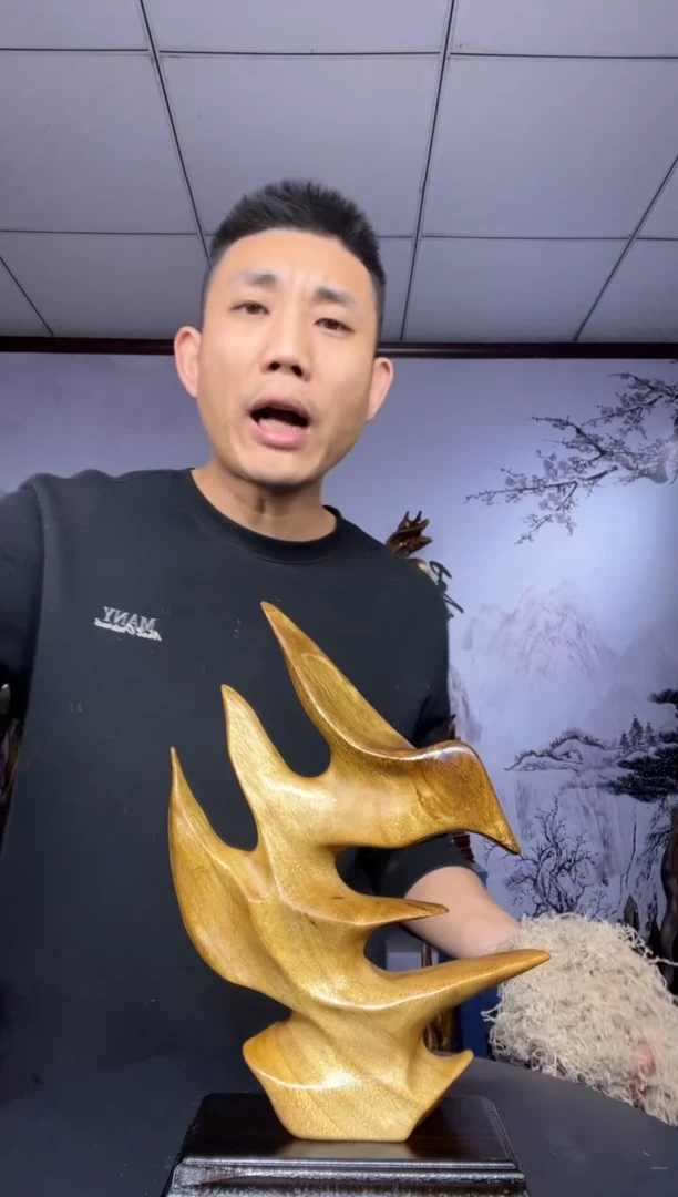 金丝楠木雕款武****产金丝楠木工艺品摆件