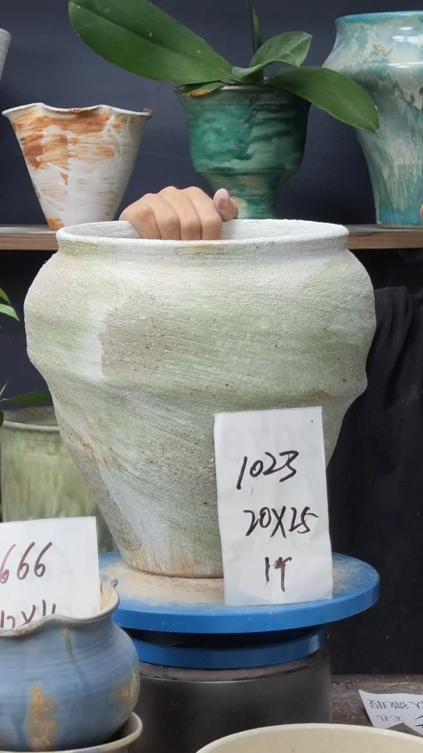 景德镇花盆默认微瑕1023