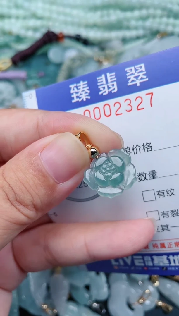 翡翠未镶嵌颈饰.0002327