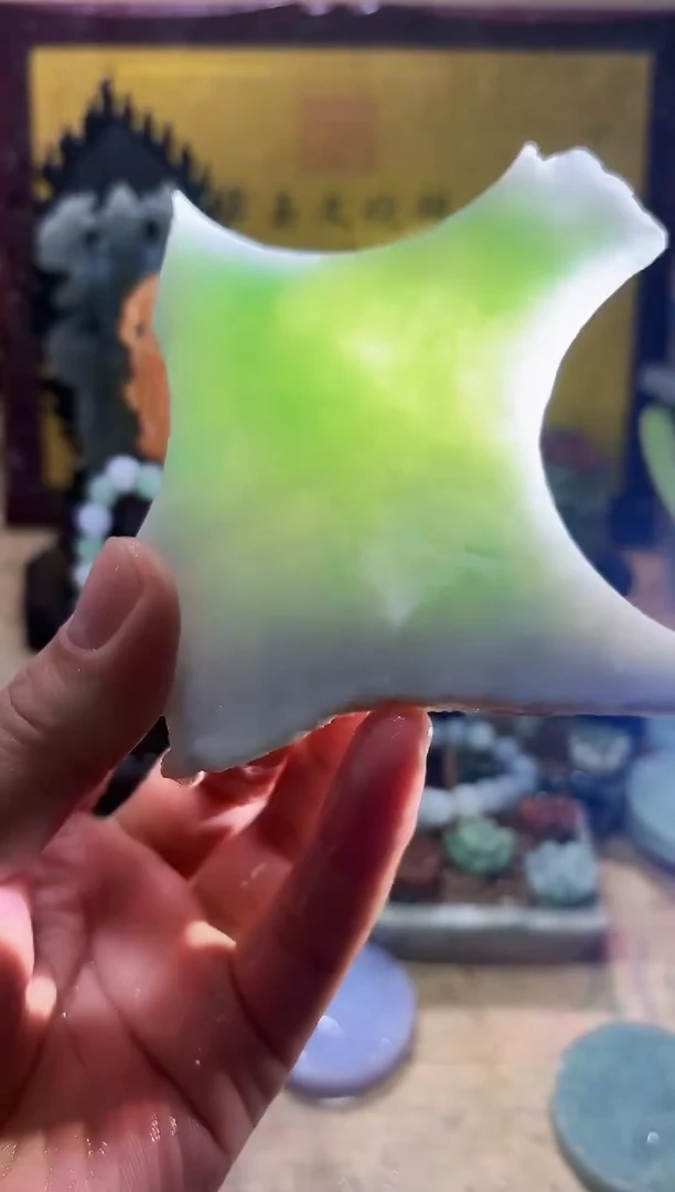 未镶嵌挂件翡翠A货常星8171