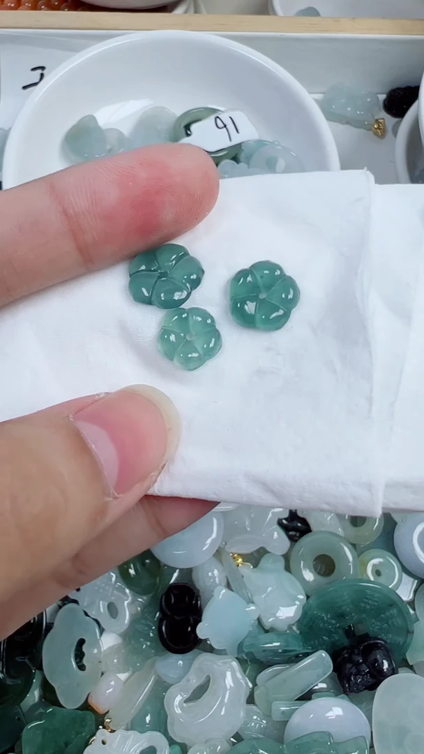 散珠翡翠339号链接，A货翡翠