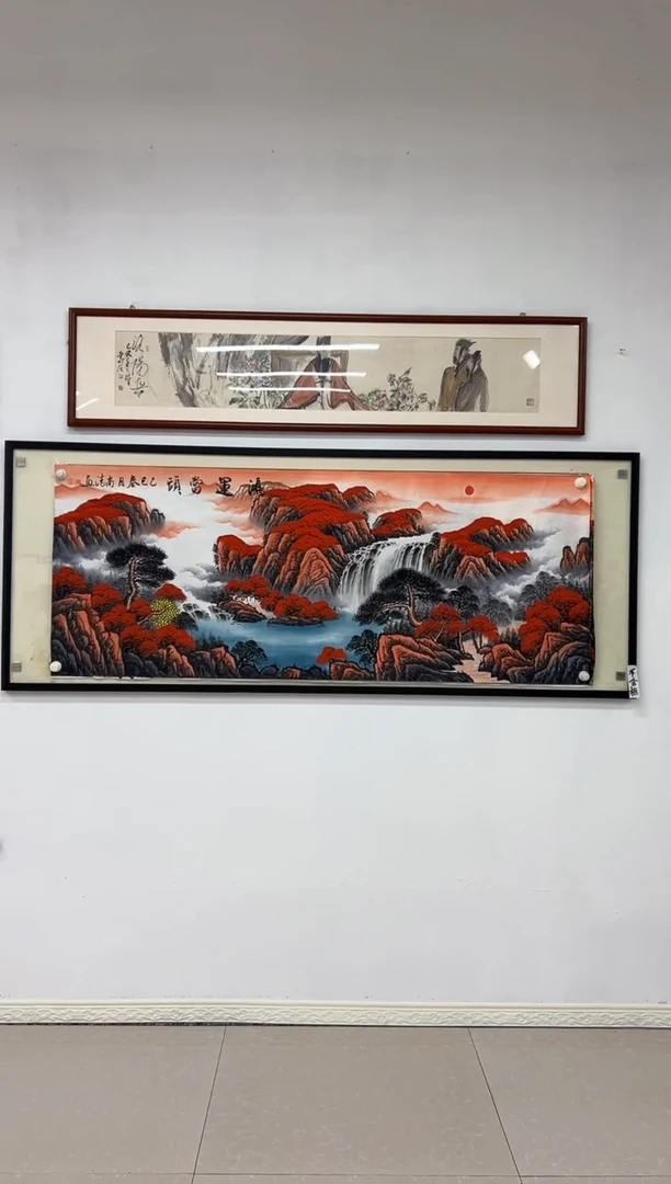 国画《鸿运当头》画芯未装裱180乘70