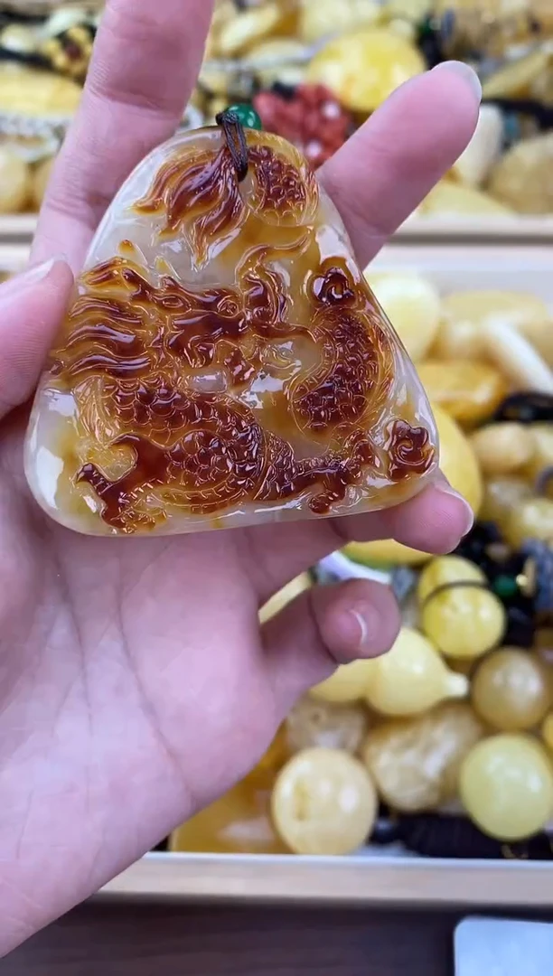 裸石琥珀未镶嵌天然琥珀蜜蜡