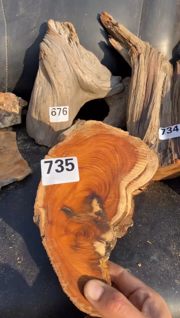 柏木（崖柏）太行陈化崖柏切片！随机（1单1片）735