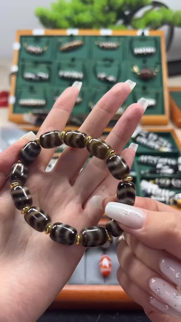 玛瑙/玉髓（覆膜）颈饰合金127（微瑕随机发货）