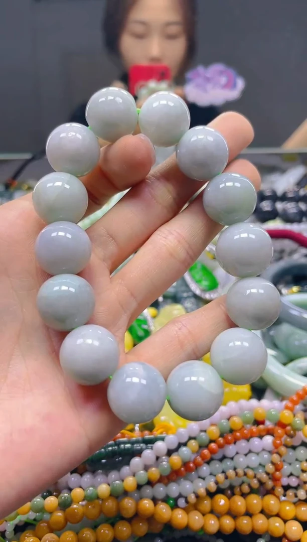 颈饰未镶嵌翡翠15MM/Z/翡翠A货，一件也是批发价