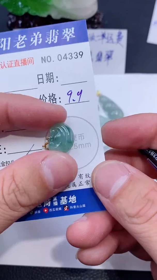 颈饰银S925镶嵌翡翠多样性发其中一件