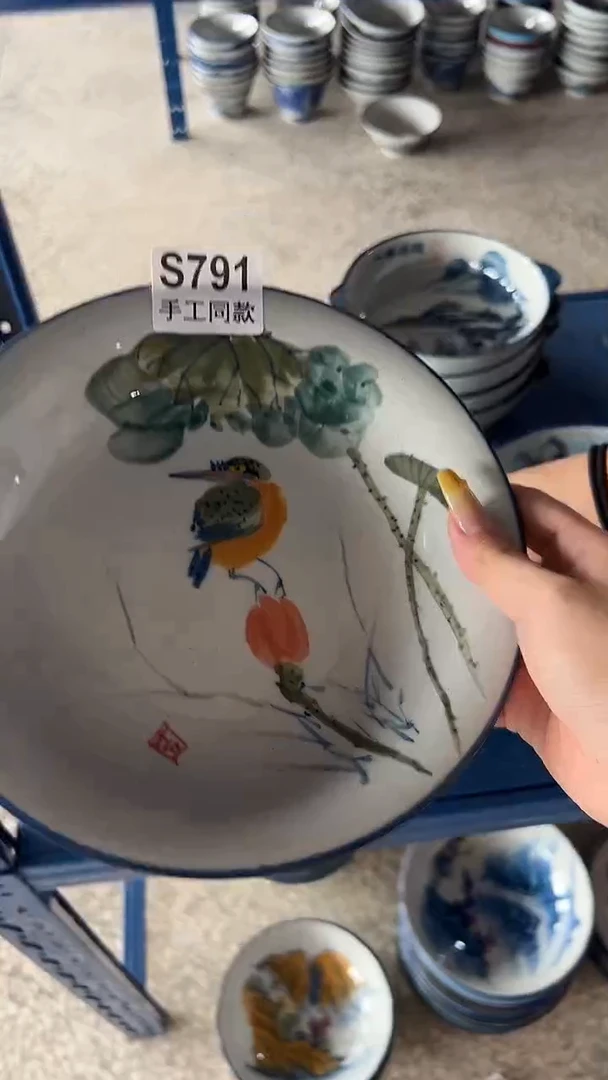 盘791老陶泥盘子一只