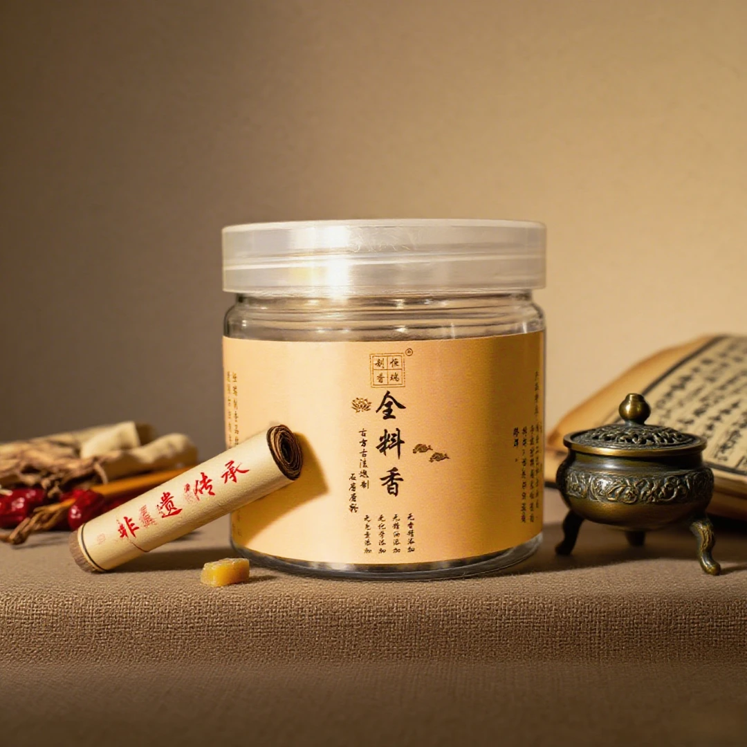 恒瑞制香【全料香盘香】传统古方天然中药材合香 古法制作盘香