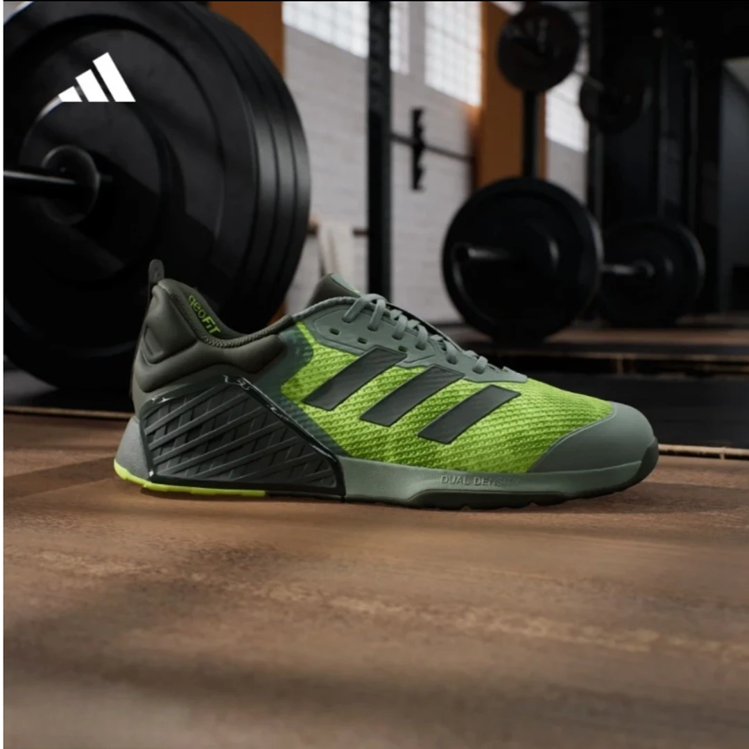 阿迪达斯 DROPSET 3 全力战将稳定透气力量运动舒适训练鞋IH5247