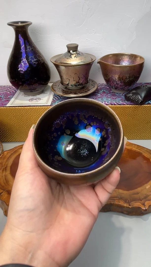 茶盏春申阁福利1只无足禅定钵