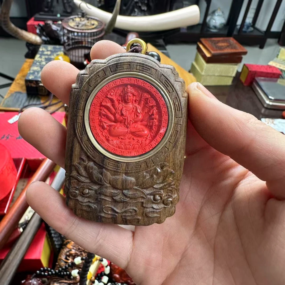 天然辰砂【闪购商品】朱砂千手挂件