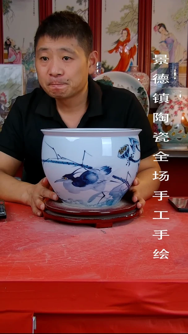 摆件景德镇陶瓷 全场手工手绘9