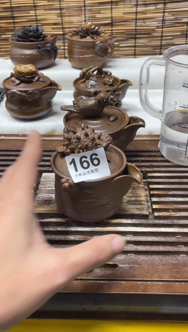 【闪购商品】杯166精美粗陶手工柴烧