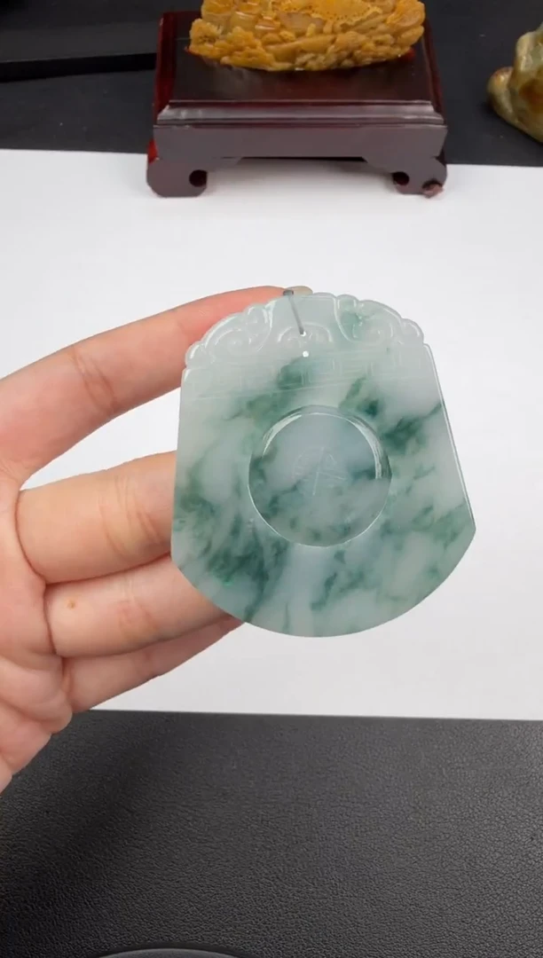 吊坠(不含链)未镶嵌翡翠翡翠饰品-129