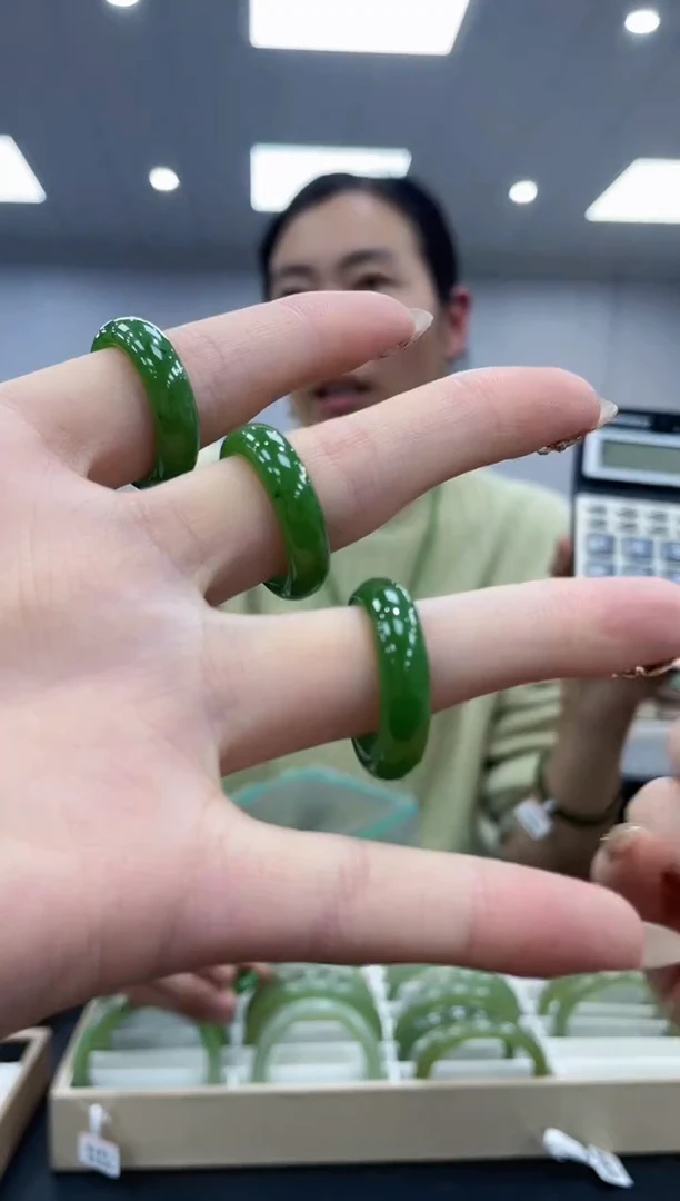 【闪购商品】和田玉戒圈未镶嵌多样性拍一发一