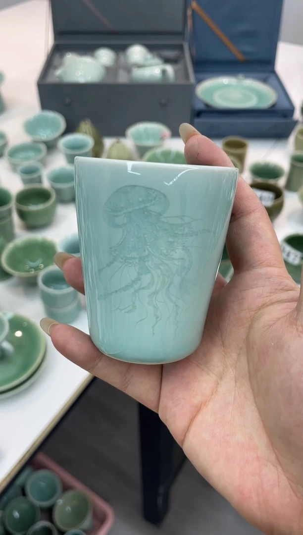 特价福利 微瑕 慧仙青瓷