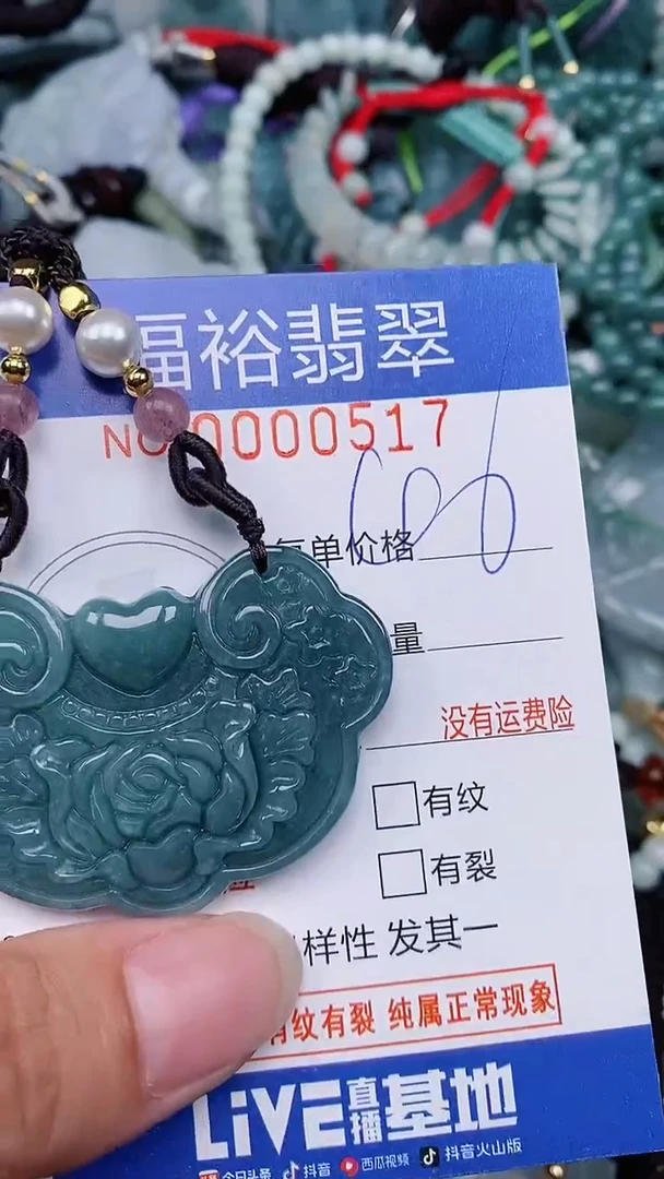 翡翠未镶嵌颈饰...0000517