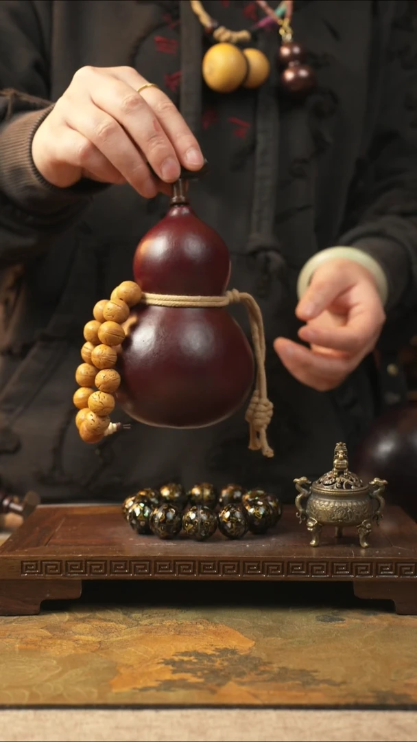107大漆一物一拍记葫堂出品【不带手串】
