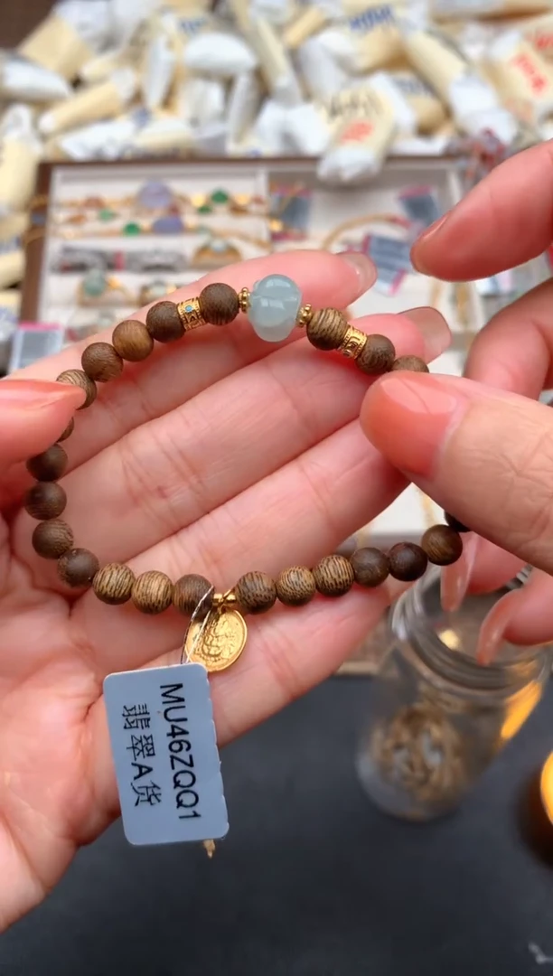 银S925镶嵌挂件翡翠1